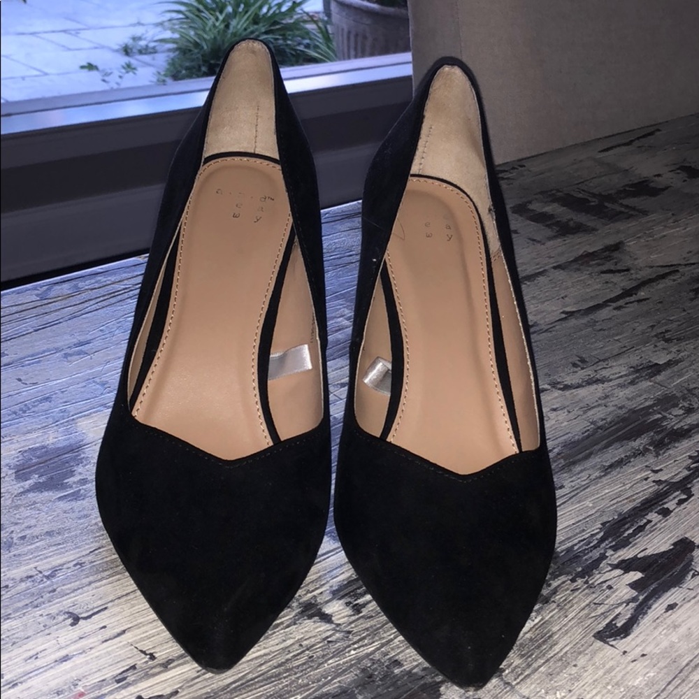 Short black heels